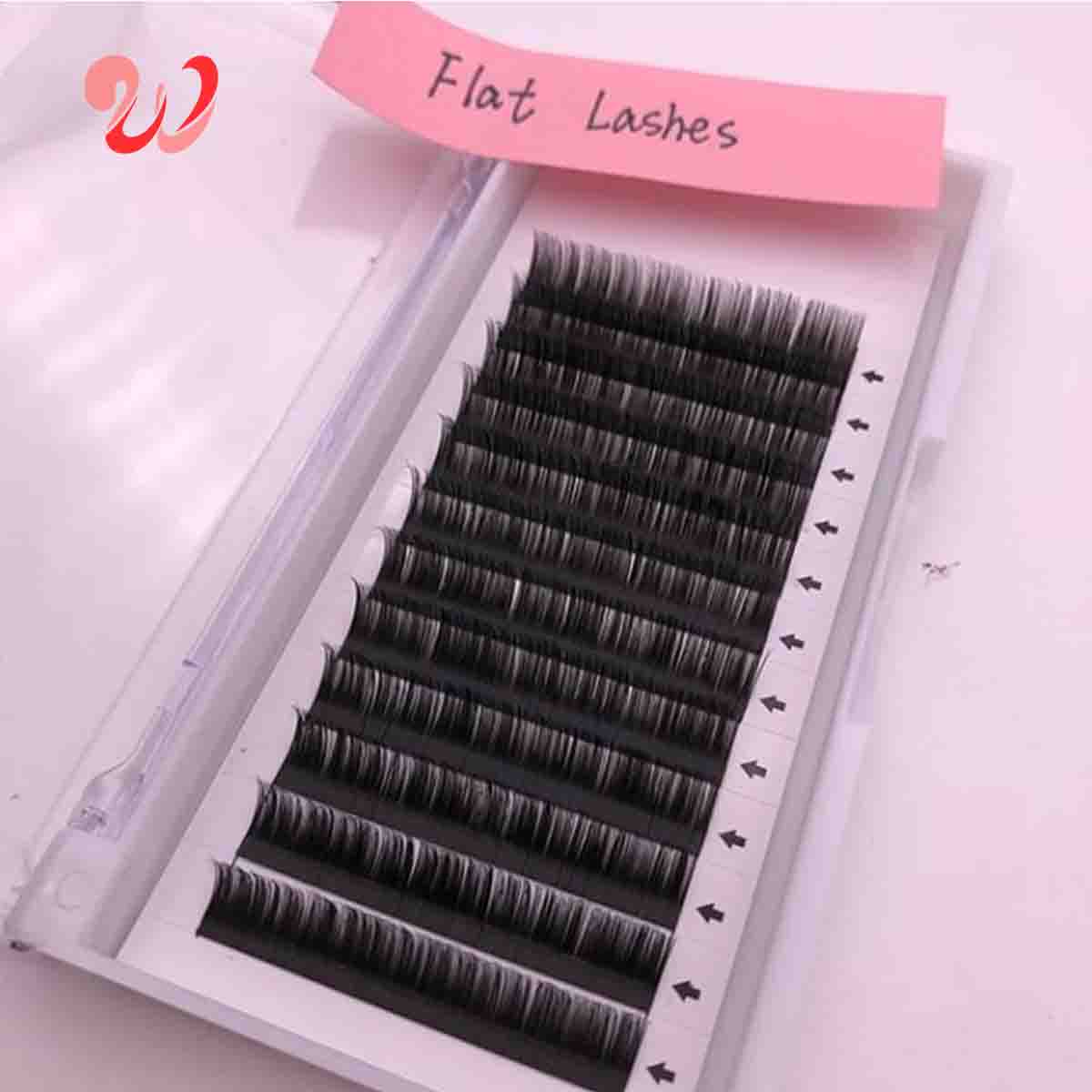 Flat lashes